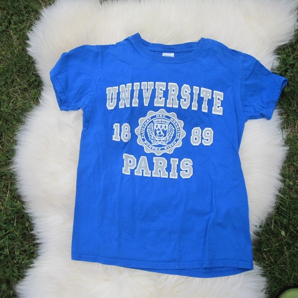 🔥4/$25🔥 size small university of paris Tshirt - Picture 2 of 3